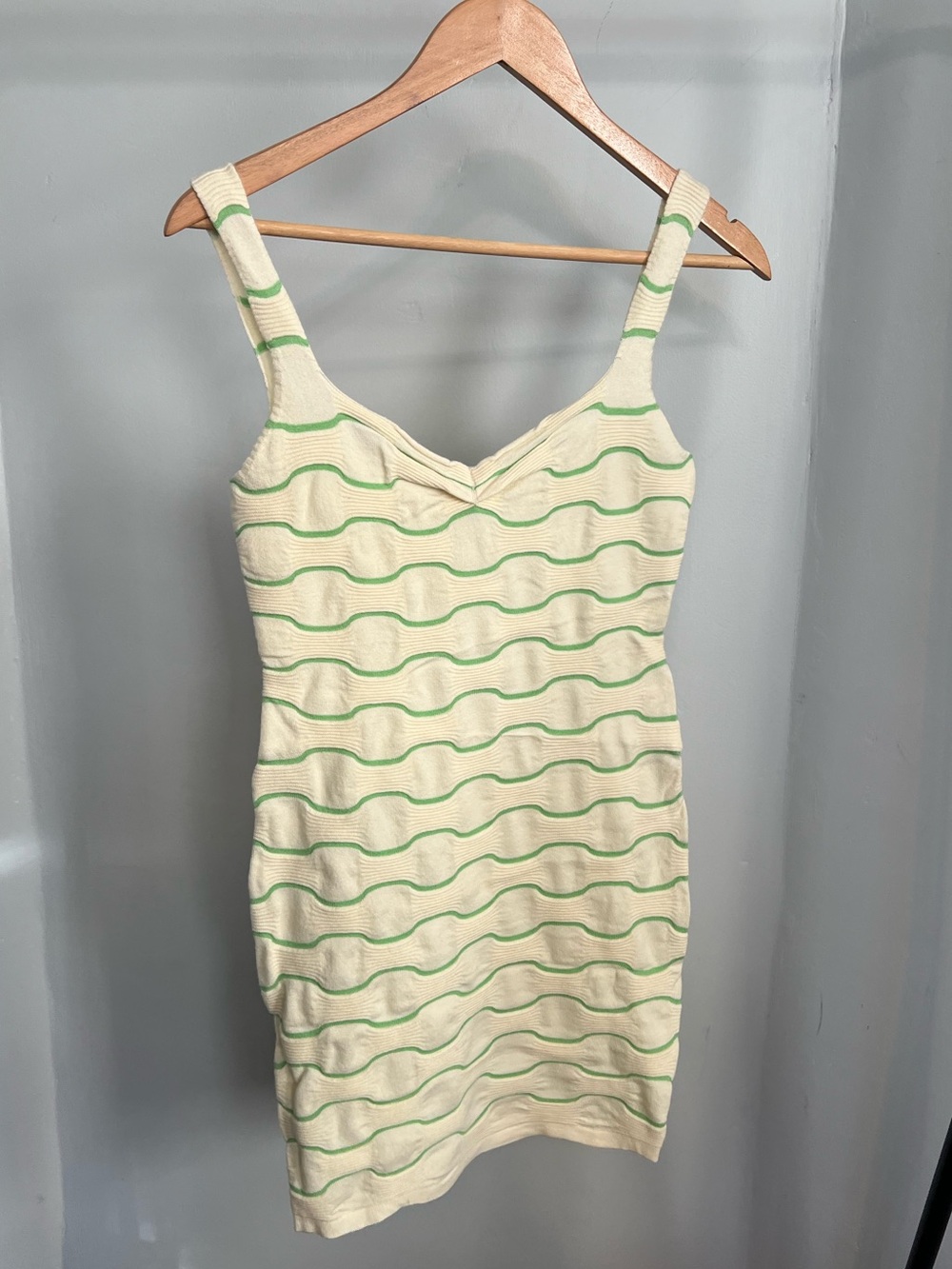 Bodycon Striped Knit Dress